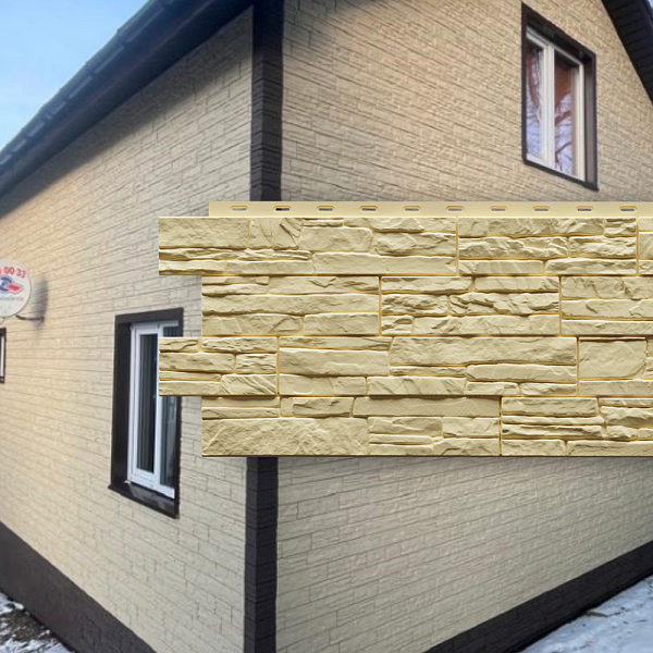 Панель Docke СТАНДАРТ АЛТАЙ 1196х426мм 0.44м2 Кремовый фото 2
